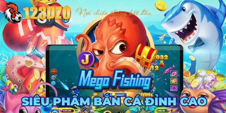Mega Fishing là siêu phẩm hút khách nhất sảnh chơi